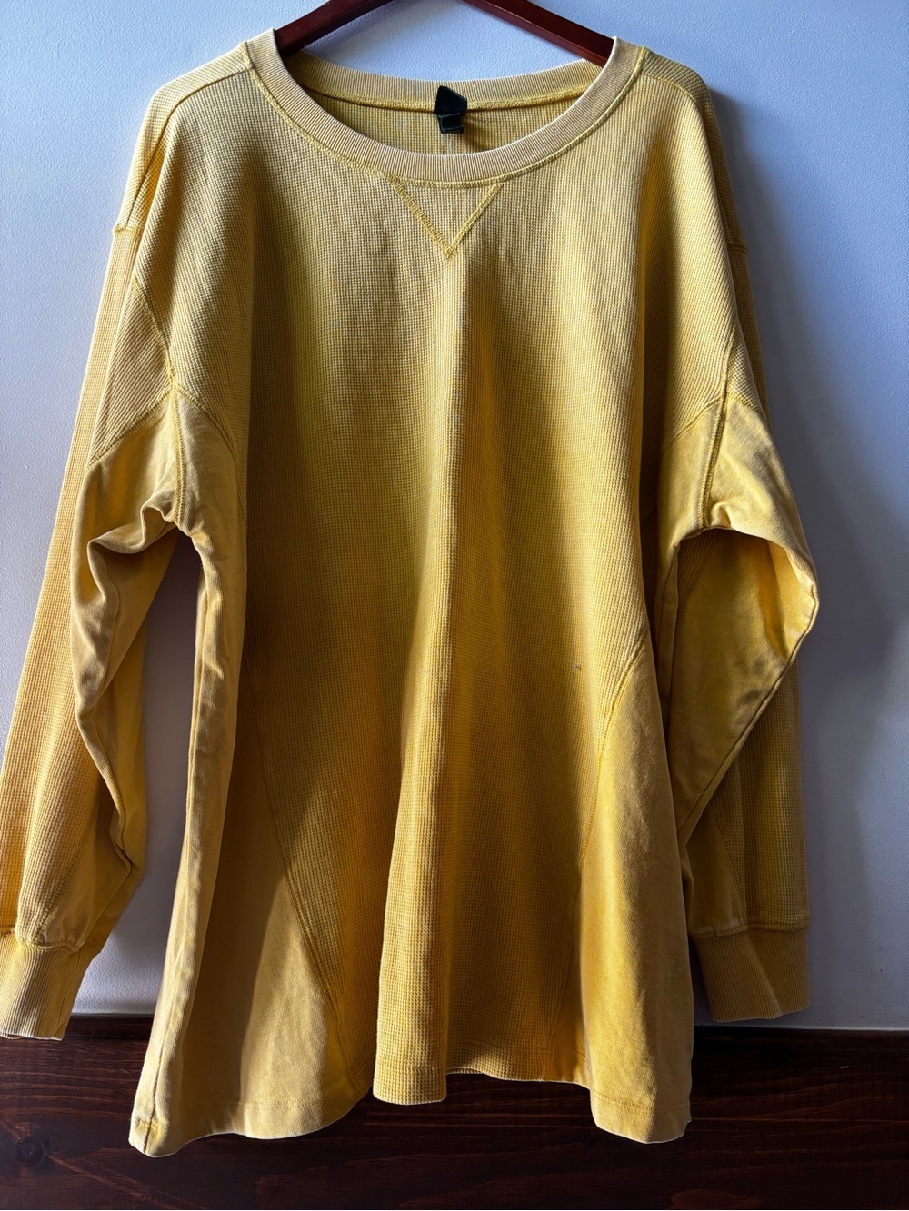 wild fable Mustard Yellow Long Sleeve Jersey Pullover